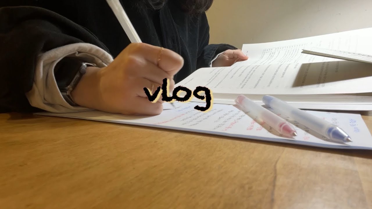 vlog) 포기 할 생각 없다 피곤하다 잘하자 | 이제서야 행정법 완강한 공시생 브이로그 | D-94