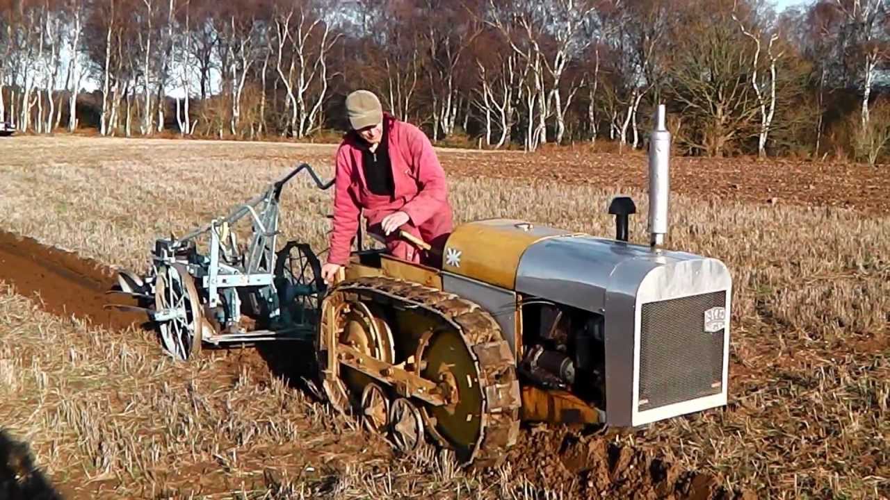 Bristol crawler tractor ploughing 1