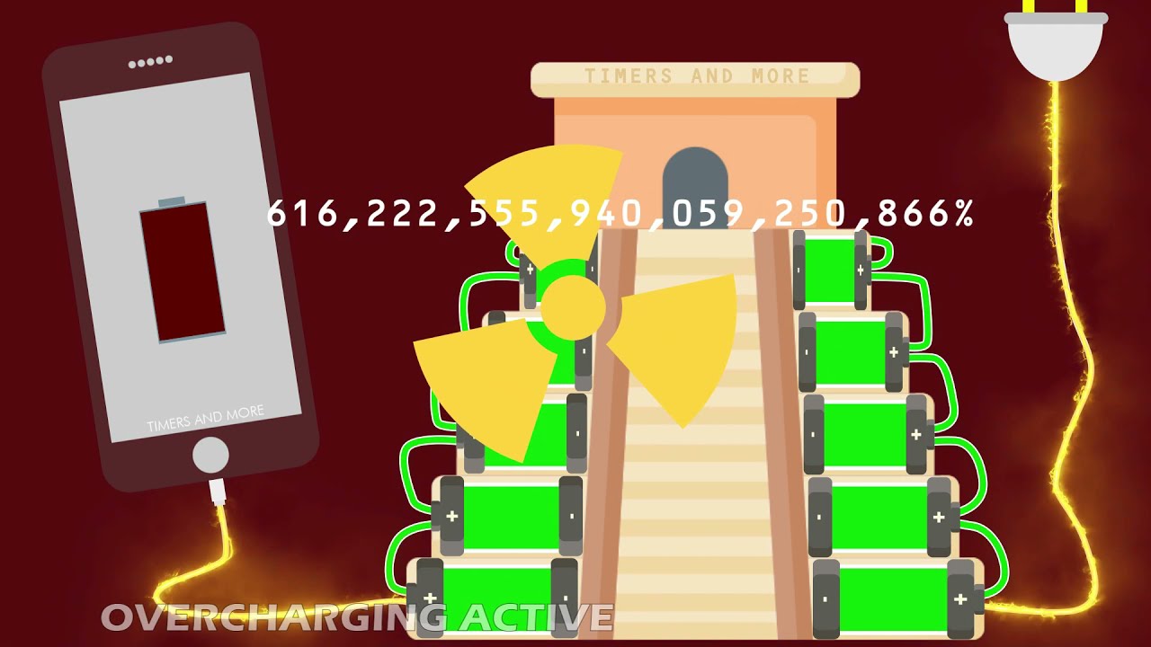 1000000000000000000000000% OVERCHARGING Phone Battery | GLITCHY END + EXPLOSION
