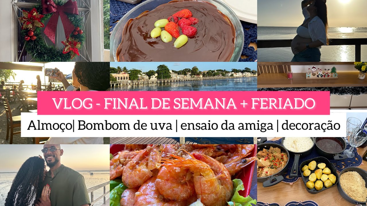 ALMOÇO  + SOBREMESA | FIZ ENSAIO GESTANTE DA AMIGA | COMECEI AS DECORAÇÕES DE NATAL 