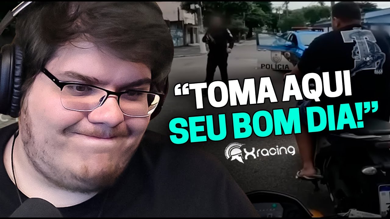 CASIMIRO REAGE: ENQUADROS DE MOTO (EP. 64) PASSOU DE 2 ESTRELAS - XRACING | Cortes do Casimito