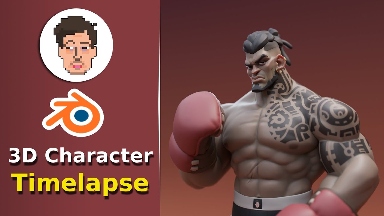 Creating a 3D Character from scratch to finish in Blender