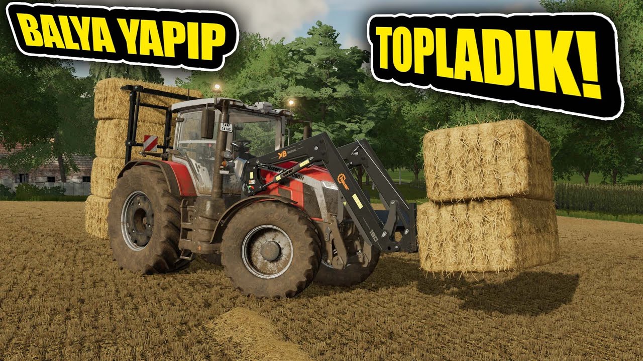 Balya İşleri | Canlı Yayın | MF8s --- FARMING SIMULATOR 22
