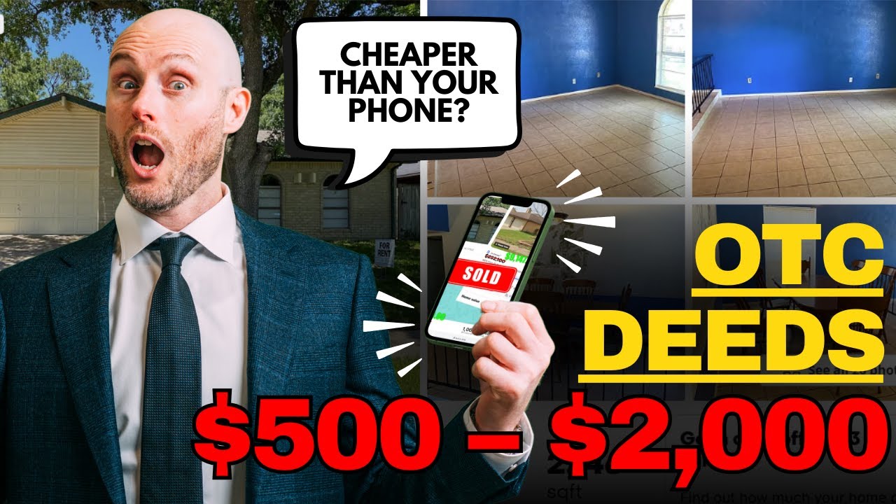 Buy Tax Deeds Cheaper Than Your Phone? (OTC Deeds $500–$2,000)