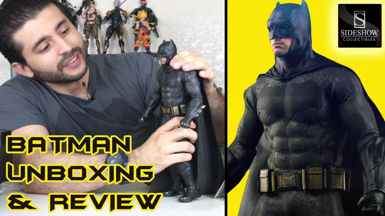 Batman vs Superman Batman Figure Unboxing & Review - Hot Toys Sideshow Collectible