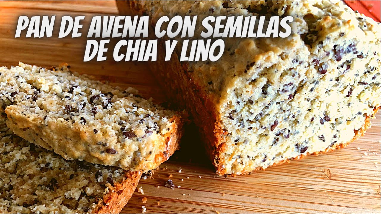 Pan de avena chia y lino | Oat Bread | preparalo vos en 5 minutos | Vane Fern&aacute;ndez 🌈