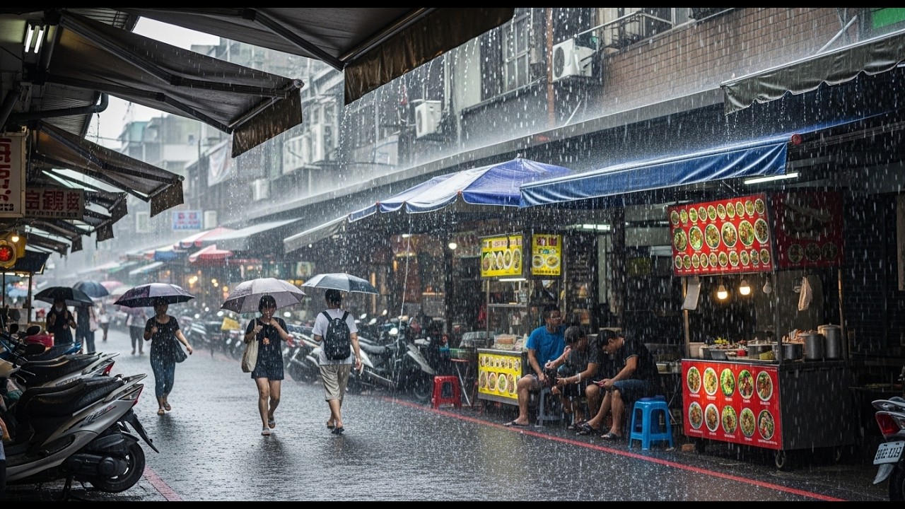 CAN YOU HANDLE THIS? 🌧️⚡ Heavy rain and strong winds in rural Indonesia🌧️⚡Overcome insomnia