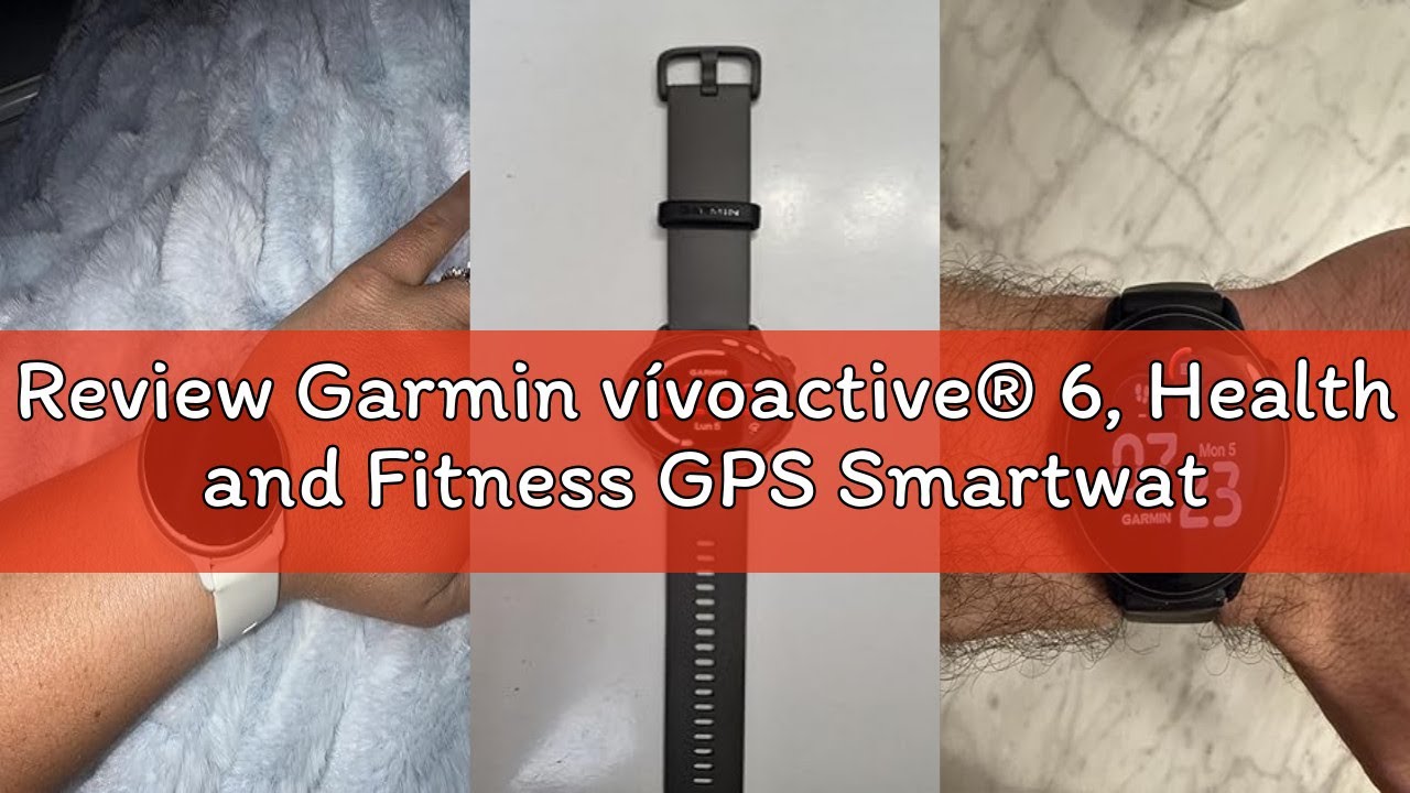 Review Garmin vívoactive® 6, Health and Fitness GPS Smartwatch, AMOLED Display, Up to 11 Days of Bat