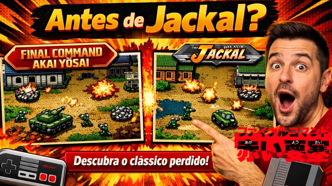 Descubra o Final Command: Akai Yōsai - O Jogo que Antecedeu Jackal do NES!