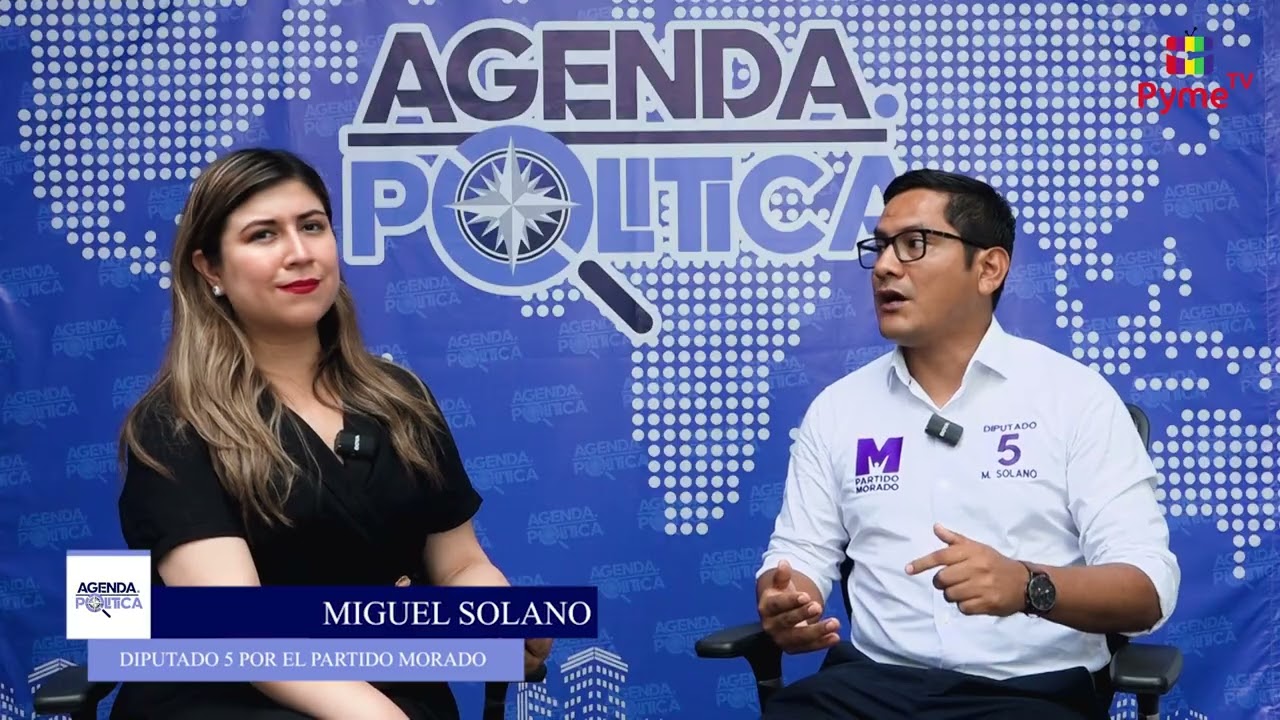 MIGUEL SOLANO / CANDIDATO A DIPUTADO 5 POR EL PARTIDO MORADO