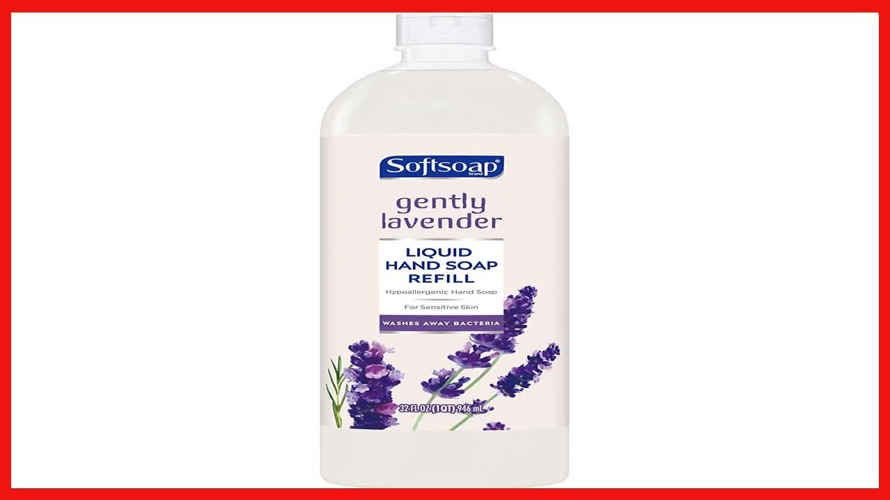 Softsoap Hypoallergenic Gently Lavender Hand Soap Refill - 32 Fluid Ounces