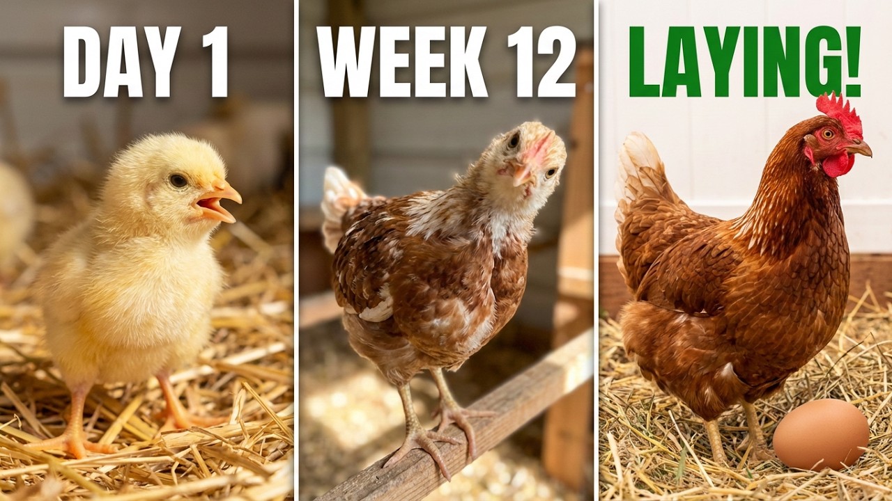 13 Baby Chicks Now Are Laying Hens 9 Months Later @UrbanSClady