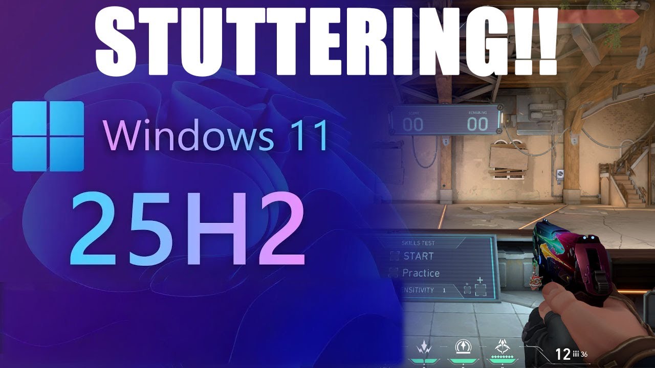 Исправление зависаний в Windows 11 25H2 | Максимальная оптимизация Valorant 2025