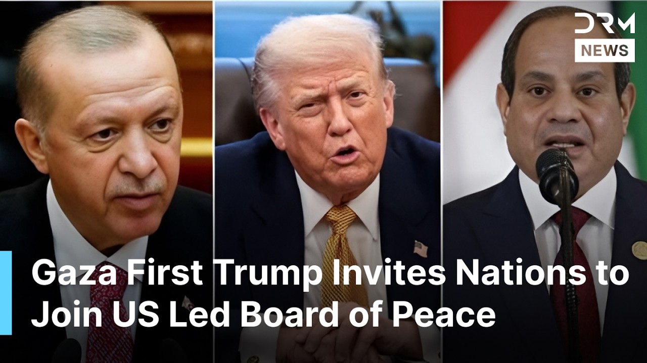 President Trump Invites World Leaders to US Led Board of Peace for Gaza Conflict | DRM News | AC14