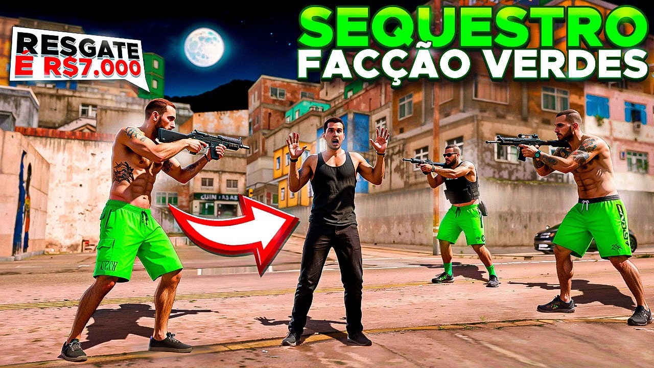 FIZ O PRIMEIRO SEQUESTRO NOS VERDES! GANHAMOS DINHEIRO RIO RISE