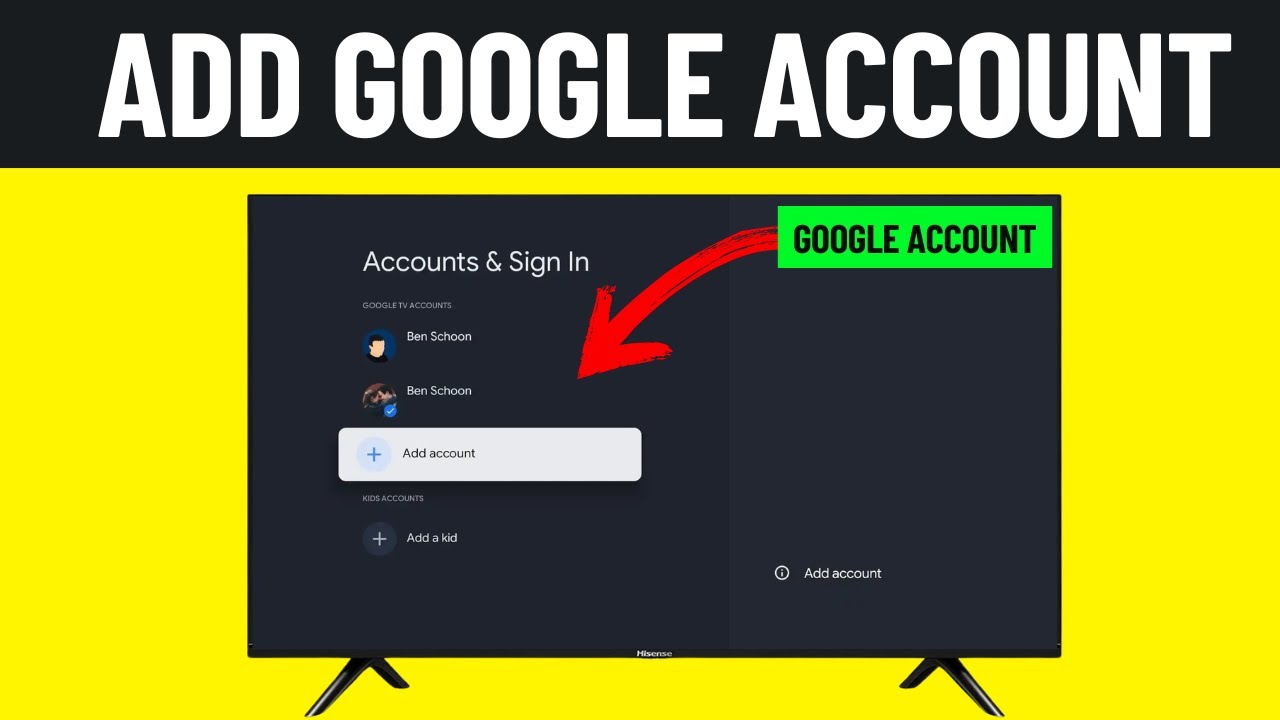 Как войти в аккаунт Google на Smart TV || Добавьте аккаунт Google на свой телевизор