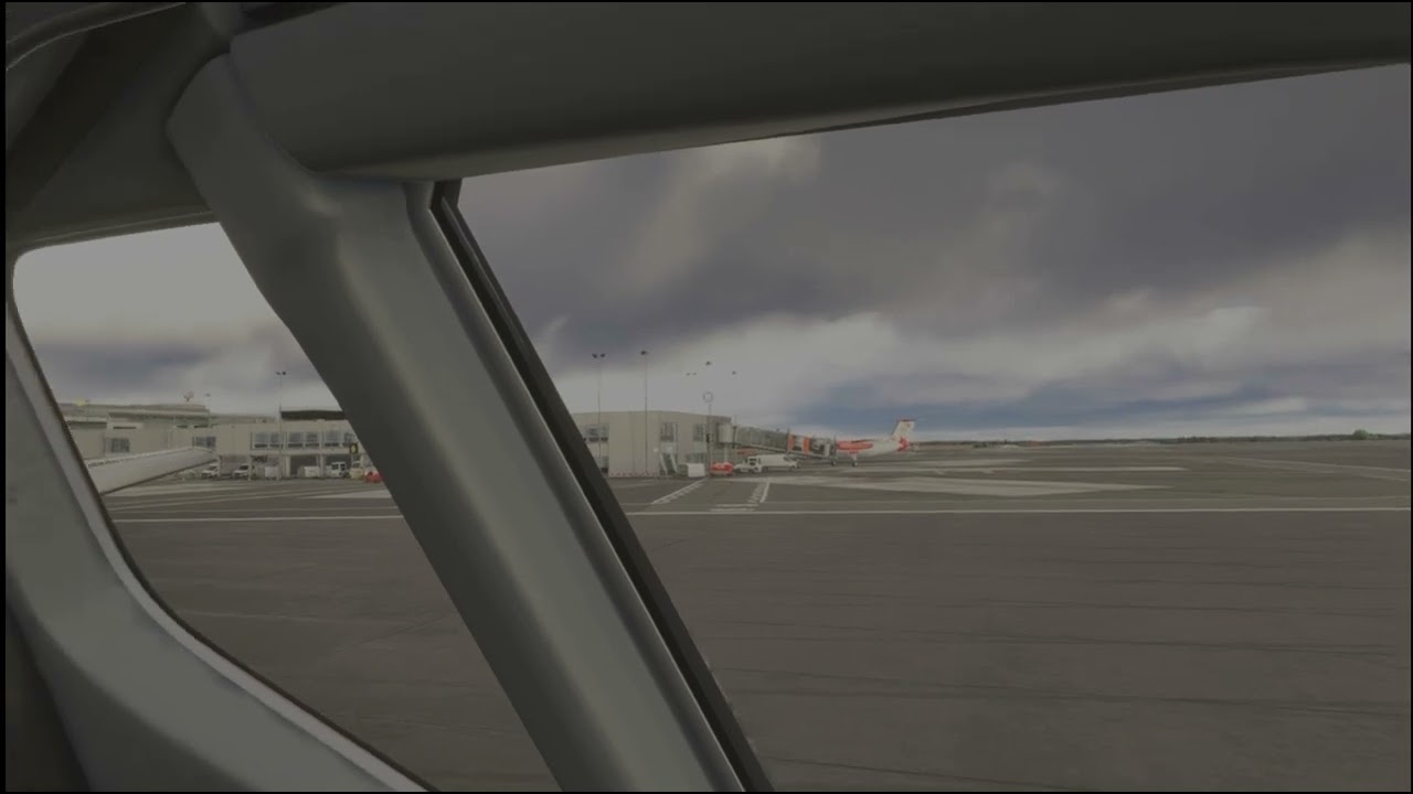 Taxi to active runway 25 EGNT. 
