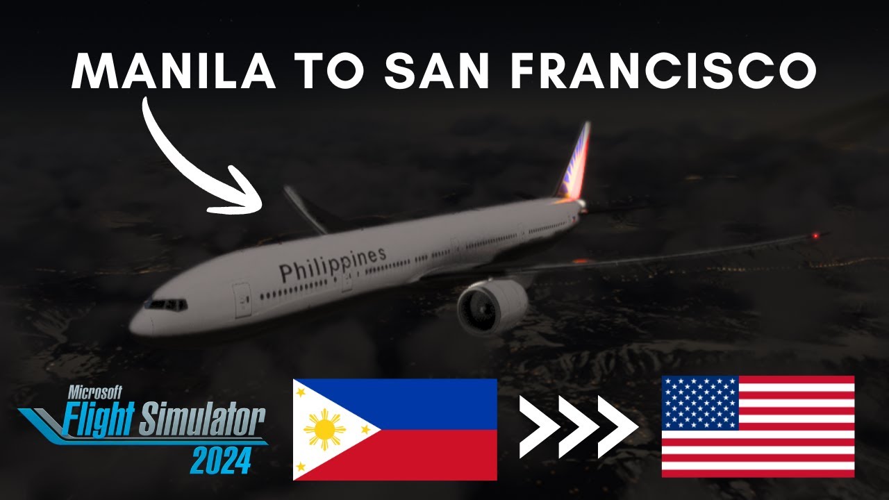 Flying the PMDG 777 | MNL → SFO | LIVE Long Haul | MSFS 2024