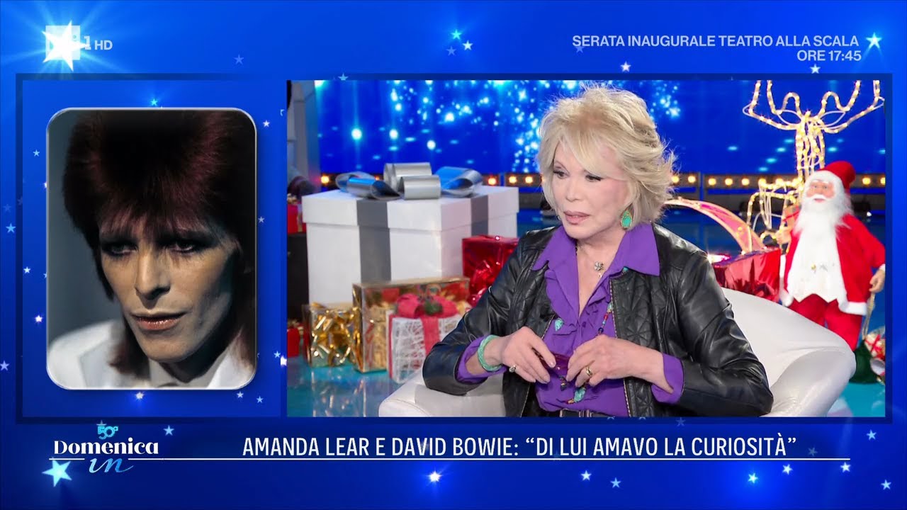Bowie e Dalì, i grandi incontri di Amanda Lear - Domenica In  07/12/2025