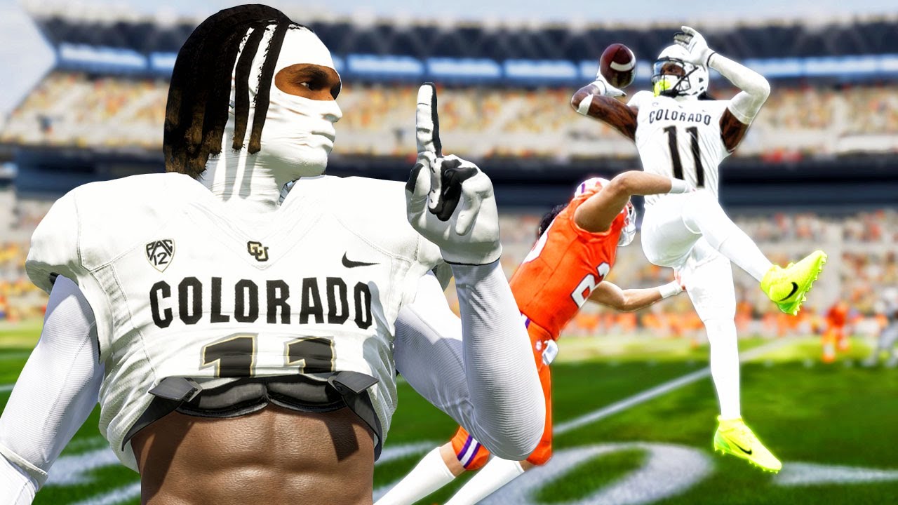 Нереальные перехваты и захваты против «Клемсона» | NCAA Football 24