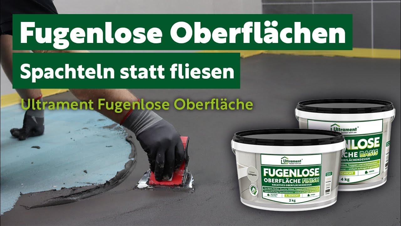 Kreative Gestaltung f&uuml;r Wand und Boden | Ultrament Fugenlose Oberfl&auml;che