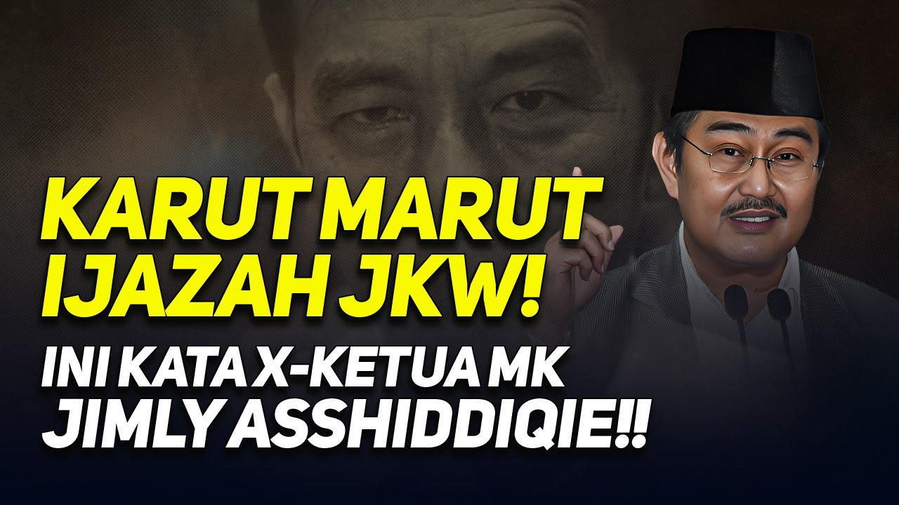 LIVE! KARUT-MARUT IJAZAH JKW! INI KATA X-KETUA MK JIMLY ASSHIDDIQIE!!