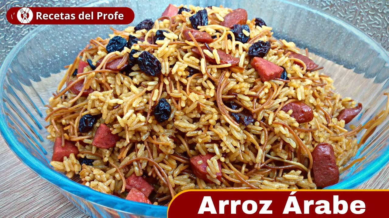 La MEJOR RECETA de Arroz Árabe | Recetas del Profe