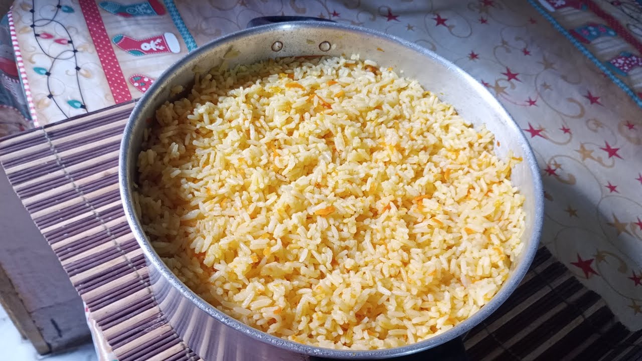 Arroz branco refogado com cenoura 🥕🥕