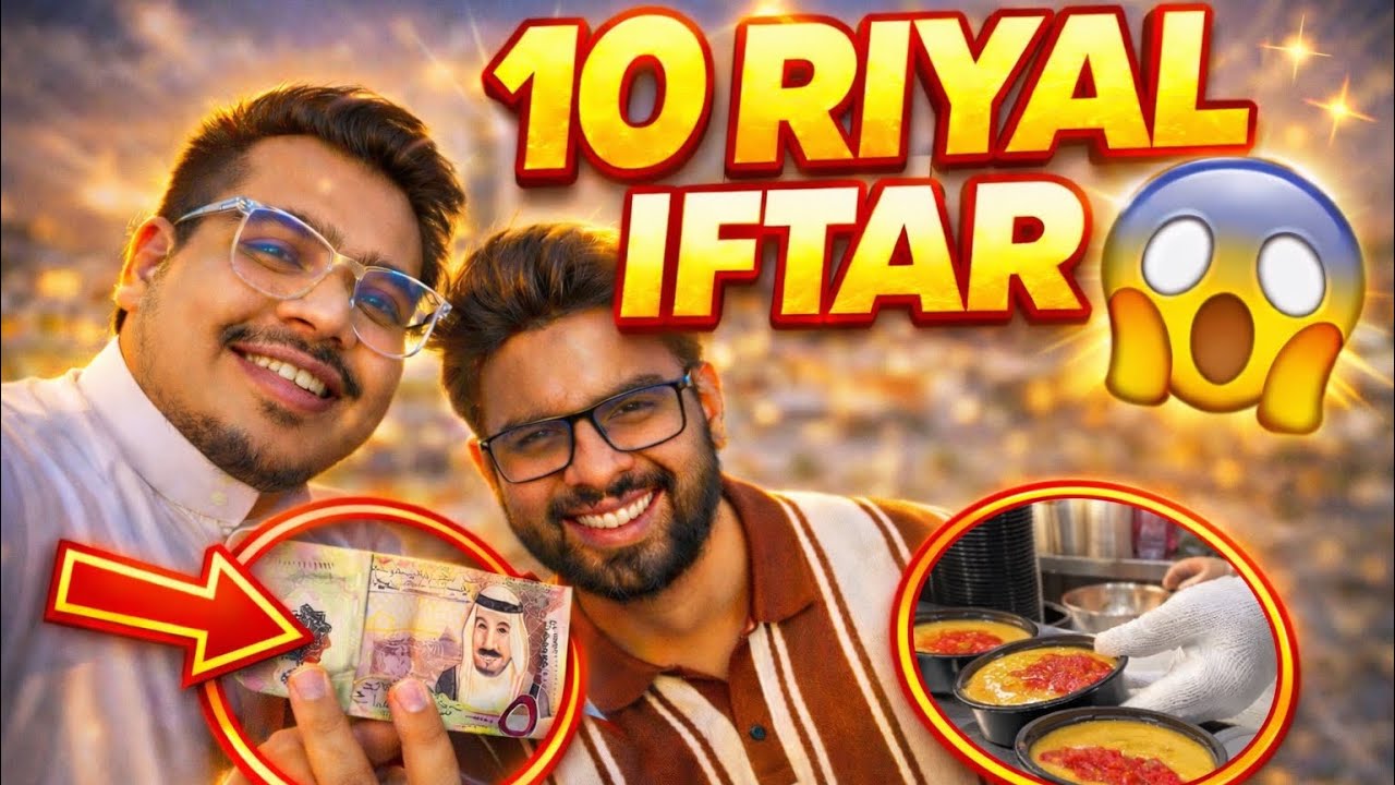 Sirf 10 Riyal Me Iftar? Saudi Street Food Challenge 😳