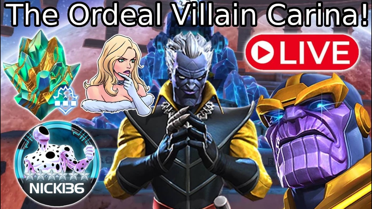 The Ordeal Villain Carina Challenge! Full Run | Marvel Contest Of Champions