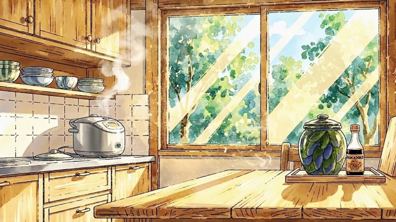 A Quiet Morning in Japan Making a Simple Zen Breakfast Traditional Aesthetic ASMR 伝統的な朝の風景