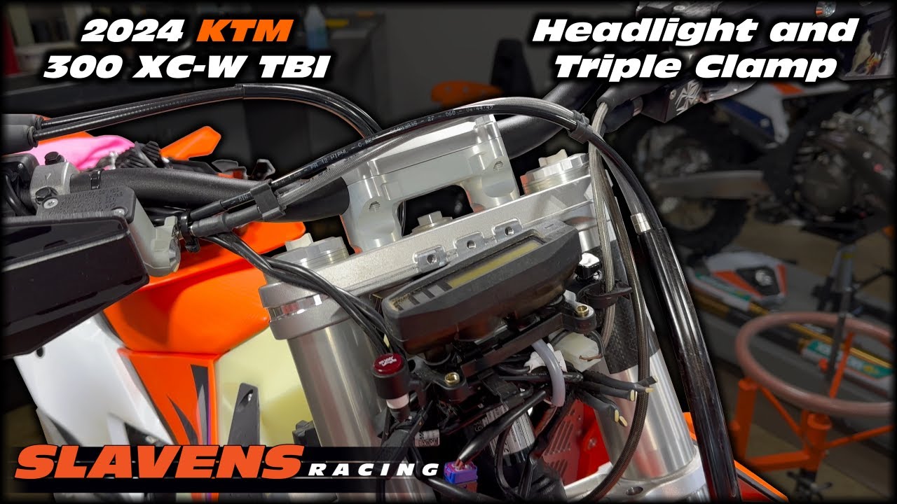 2024 KTM 300 XC-W TBI - Headlight and Triple Clamp