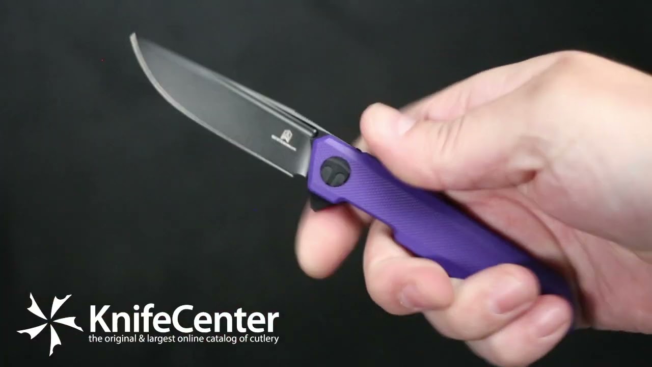 Bestech Knives Bestechman Ostap Hel Mini Dundee Double Detent Flipper Knife