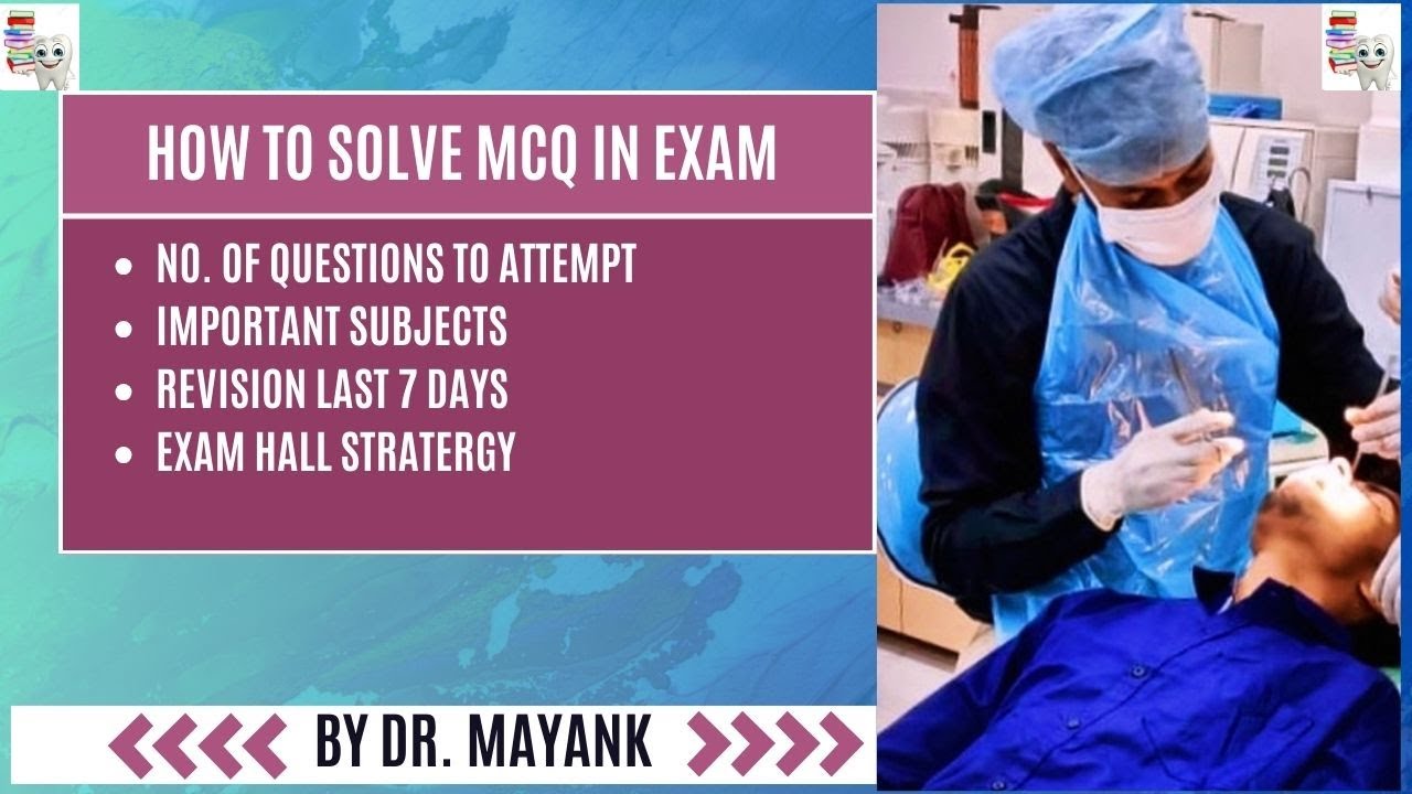 How to crack Bihar PSC Dental Exam || Tips To Attempt MCQs  || Last 7 Days Revision
