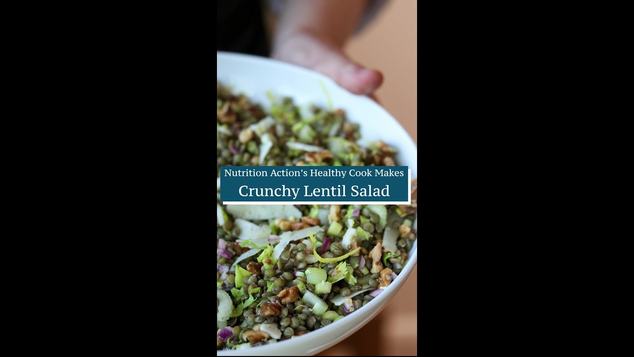 Nutrition Action's Healthy at Home: Crunchy Lentil Salad