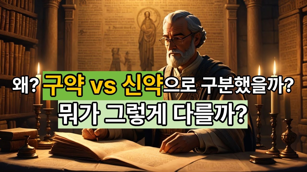 ✔️ 구약 vs 신약 차이 완벽 정리!📖 외경과 위경까지 한 번에! | 성경의 모든 것