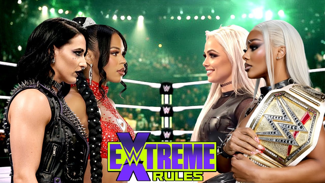 Матч WWE Extreme Rules: Риа Рипли и Бьянка Белэр против Лив Морган и Джейд Каргилл | 1 февраля 20...