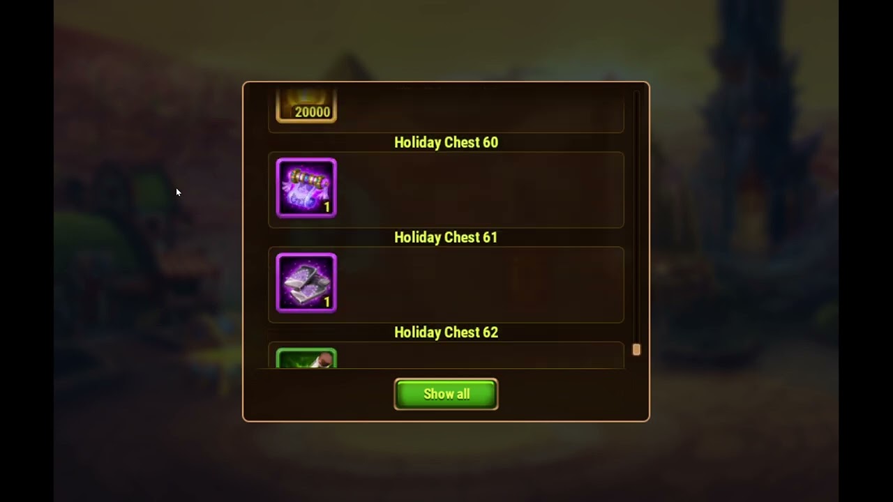 Hero Wars: Dominion Day - Open Holiday Chest
