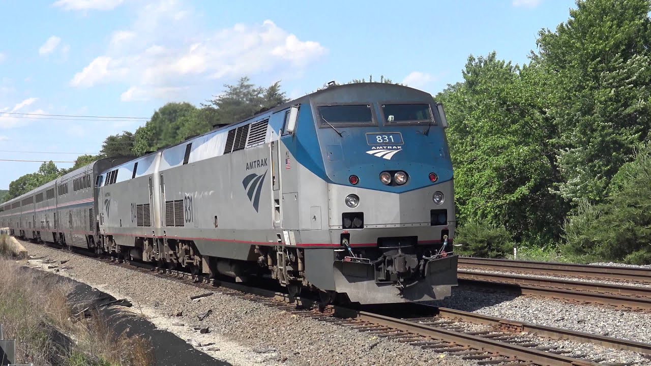 Amtrak Auto Train Leaves for Florida 5-22-15