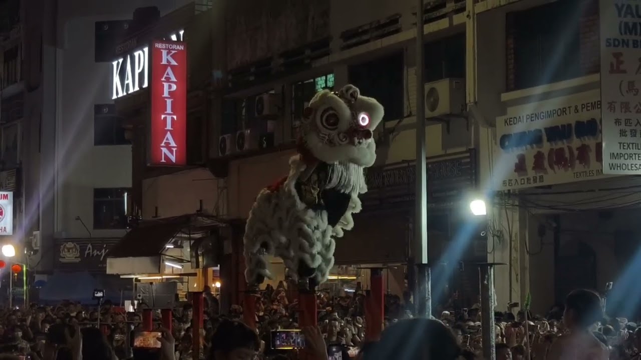 槟城庙会2026 舞狮表演🔥