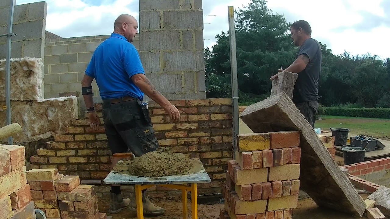 Building a corner with profiles.