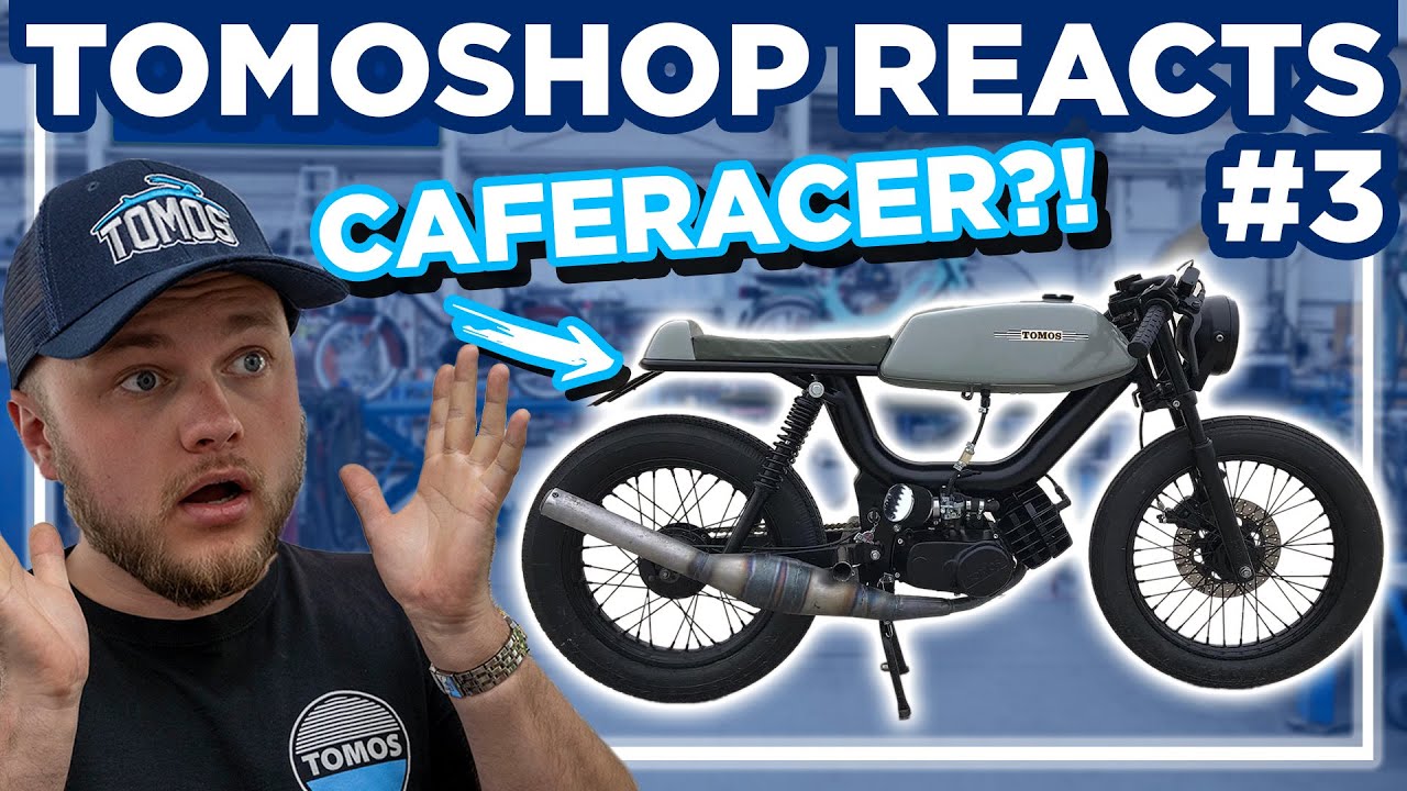 Tomos Custom Caferacer Gemaakt?!  | TOMOSHOP Reacts afl. 3
