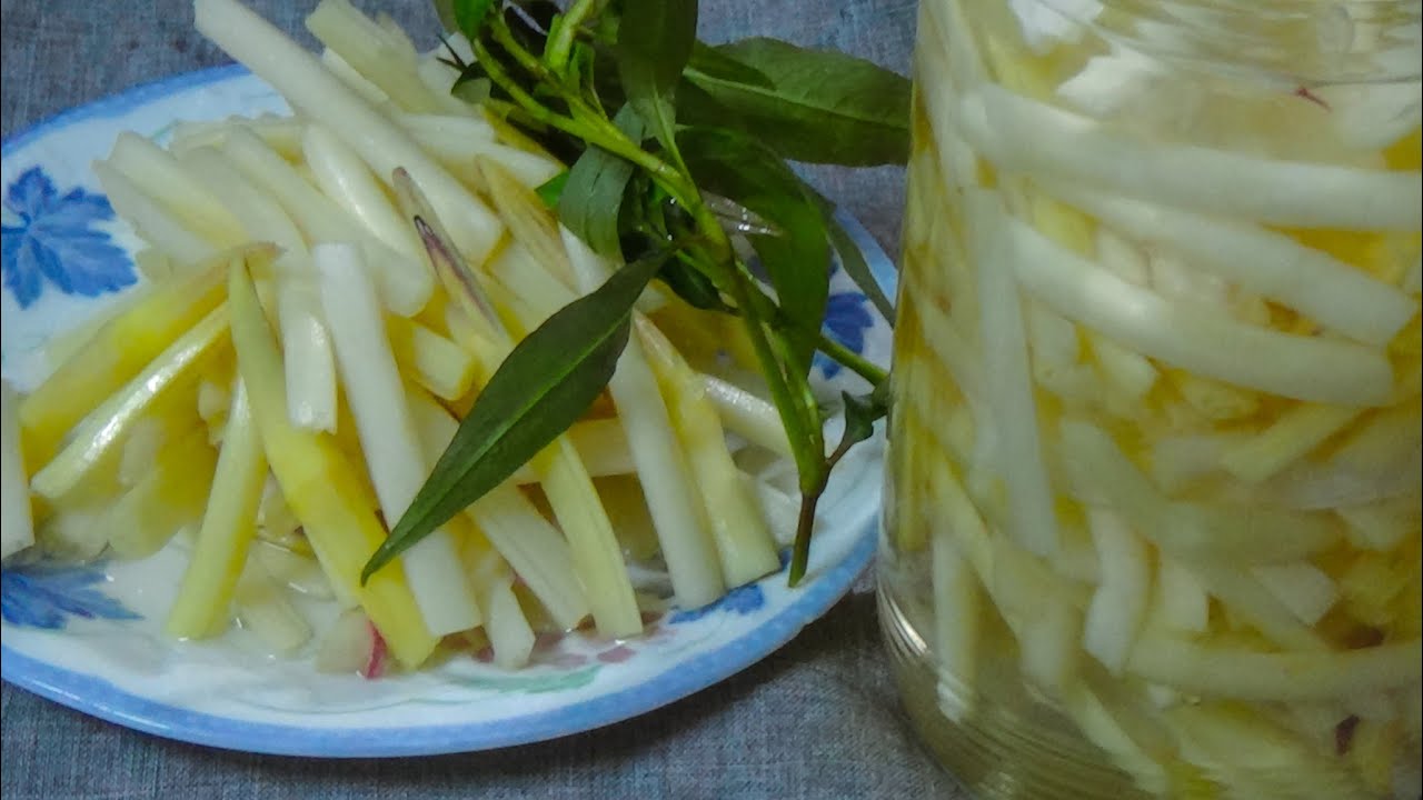 Cách làm Ngó Sen trắng giòn, không xơ