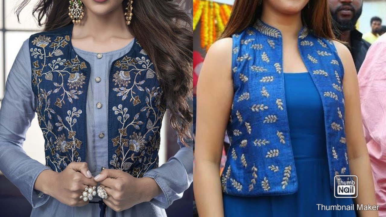 Short jacket style kurti design / short jacket for girl  and woman /Latest kurti jacket collection