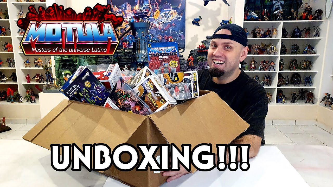 Unboxing de varias figuras MOTU y mas
