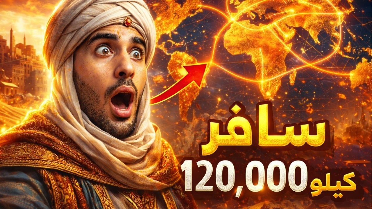 الرحالة المغربي الذي سافر 120 ألف كيلومتر عبر العالم! 🌍😲