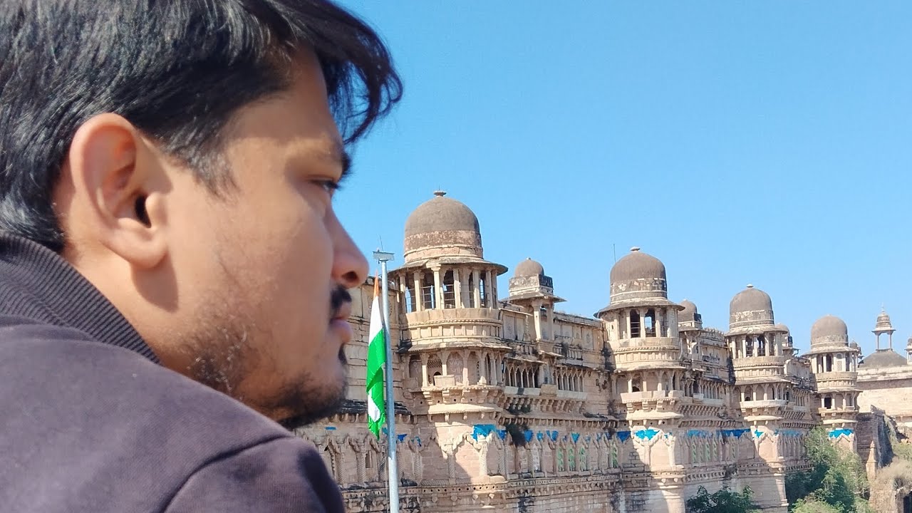 Gwalior fort gaye the hum explore with wife for the first time bahut maza aaya #gwalior #travaling🙏