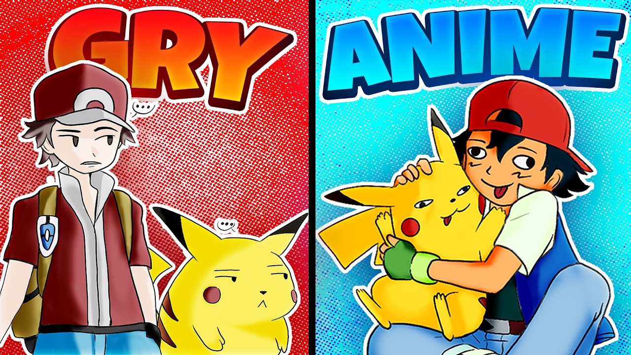 Jak bardzo ANIME Pokemon różni się od GIER? | Anime VS Gry