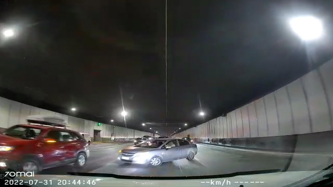 Autopista Central: pánico por disparos en túnel