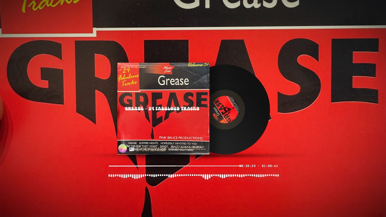 Grease 🎬 24 Fabulous Tracks | Summer Nights, You’re The One That I Want & Más (Music Star Vol. 51)